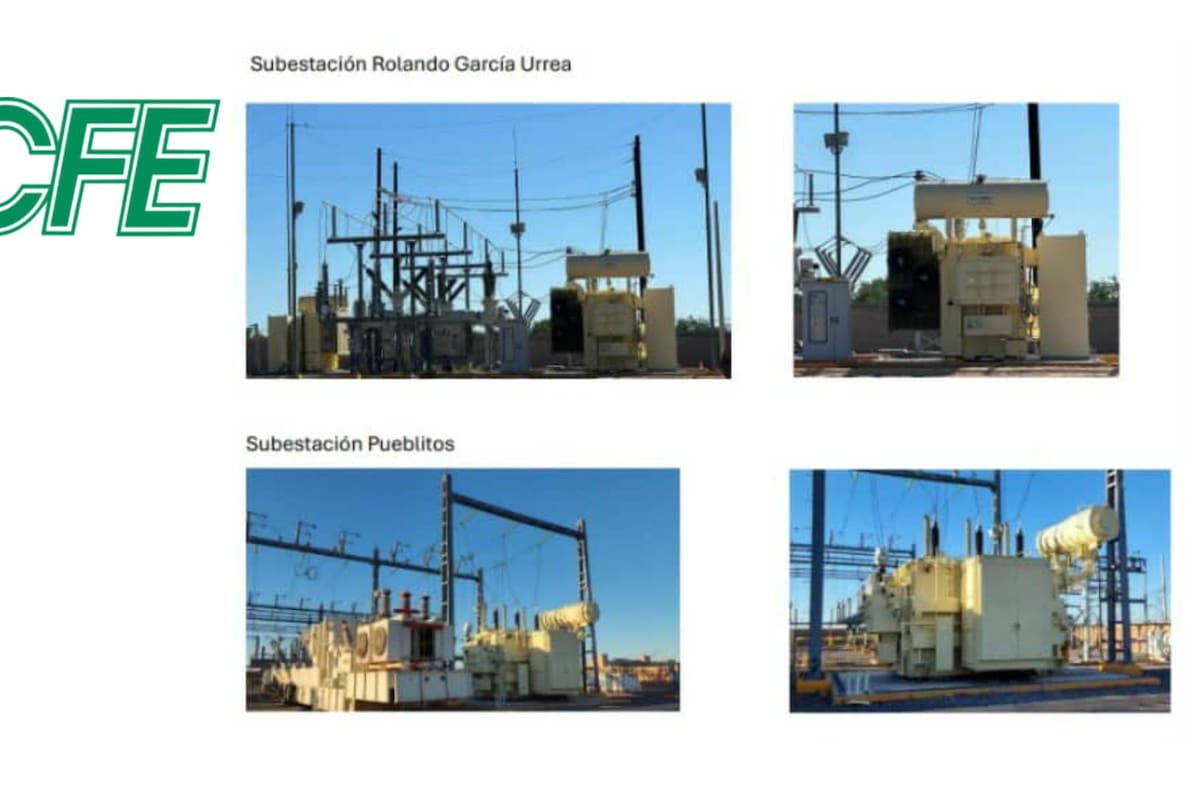 CFE amplía capacidad de transformación de energía en dos subestaciones de Hermosillo para mejorar calidad y continuidad en suministro de luz