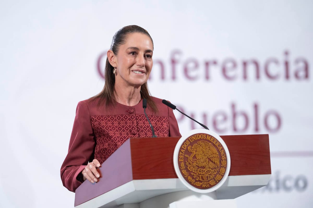 Cuauhtémoc, Ciudad de México. 24 de noviembre 2025. La presidenta constitucional de los Estados Unidos Mexicanos, la Doctora Claudia Sheinbaum Pardo en conferencia de prensa matutina en el salón de la Tesorería de Palacio Nacional. Foto: Saúl López Escorcia/Presidencia