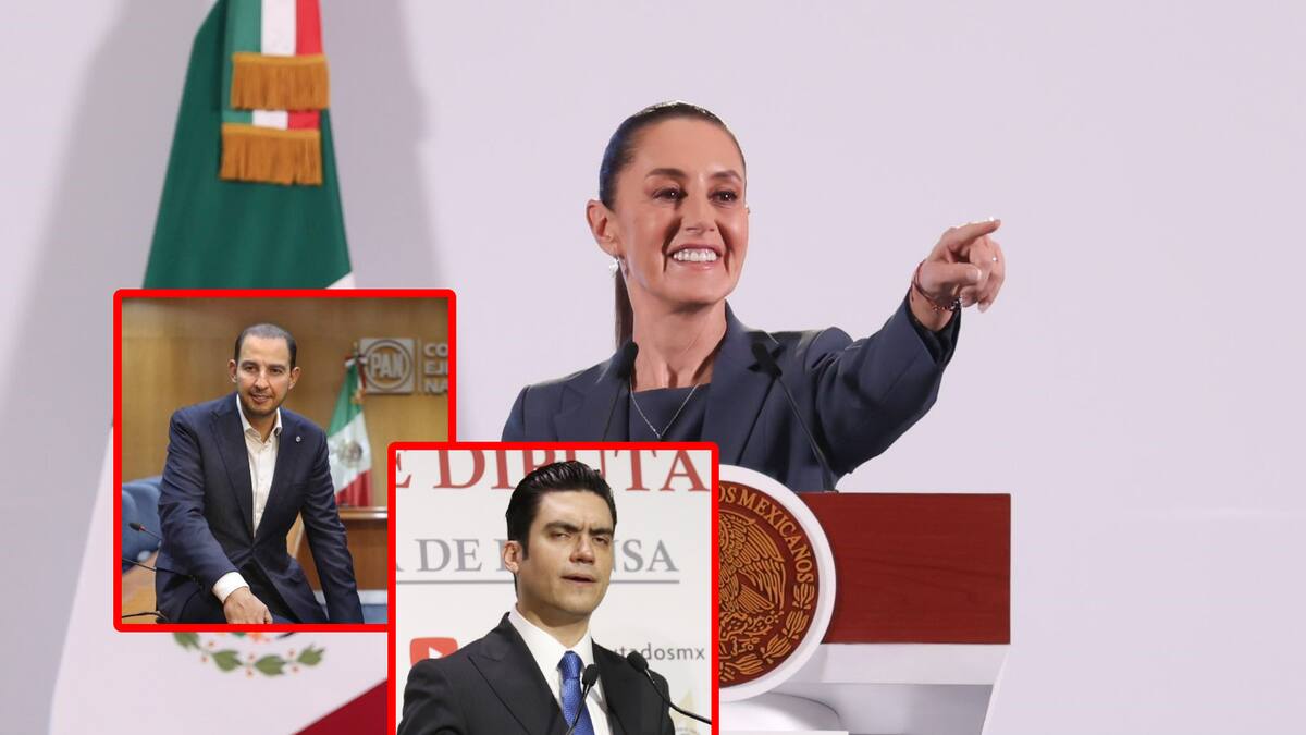 Claudia Sheinbaum acusa a Jorge Romero de liderar un cártel inmobiliario y Marko Cortés es captado vendiendo una casa