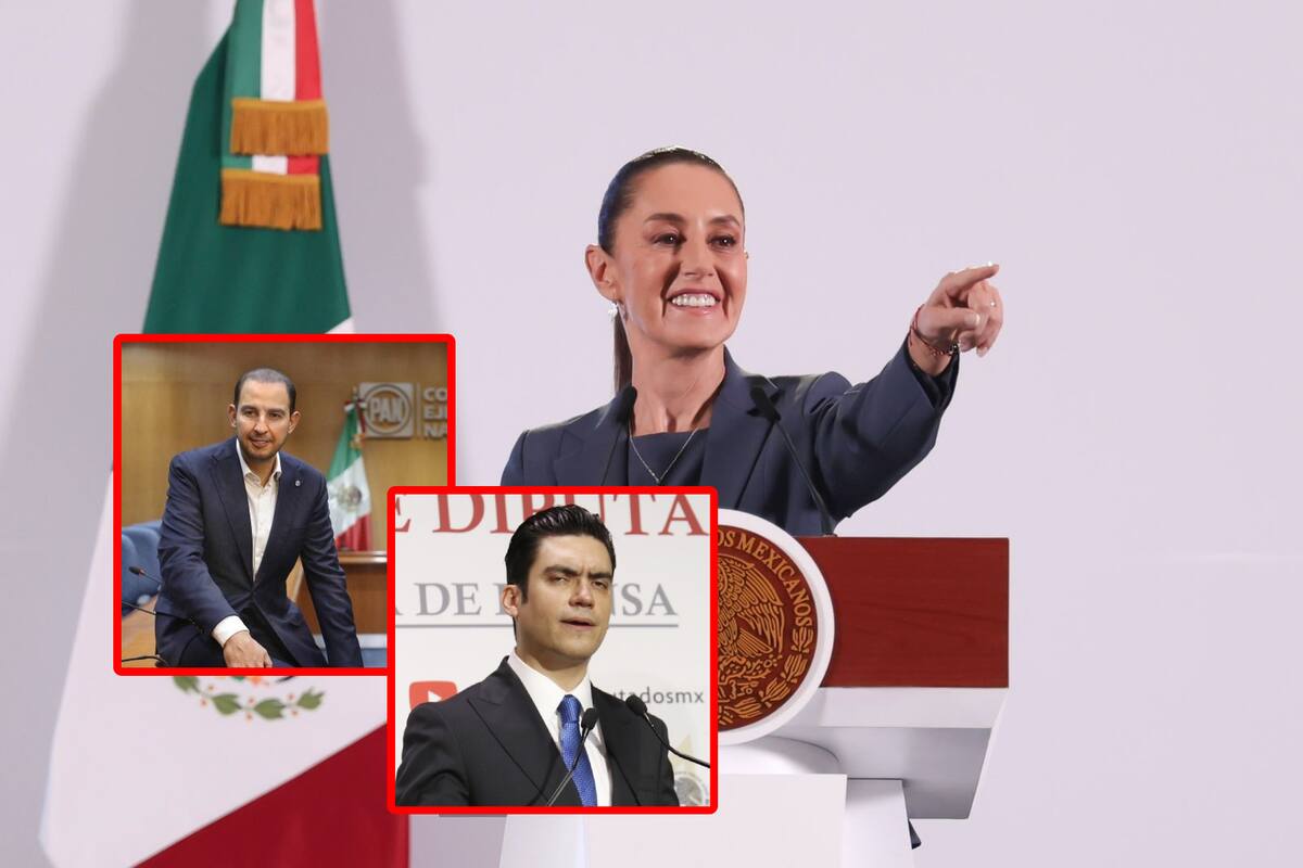 Claudia Sheinbaum acusa a Jorge Romero de liderar un cártel inmobiliario y Marko Cortés es captado vendiendo una casa