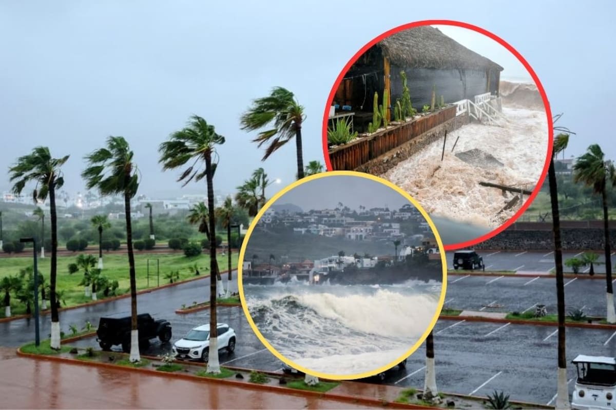 Huracán Polo ingresa a tierra en Sonora y prevén que comience a debilitarse, aunque mantendrá lluvias intensas y riesgo de inundaciones durante las próximas horas