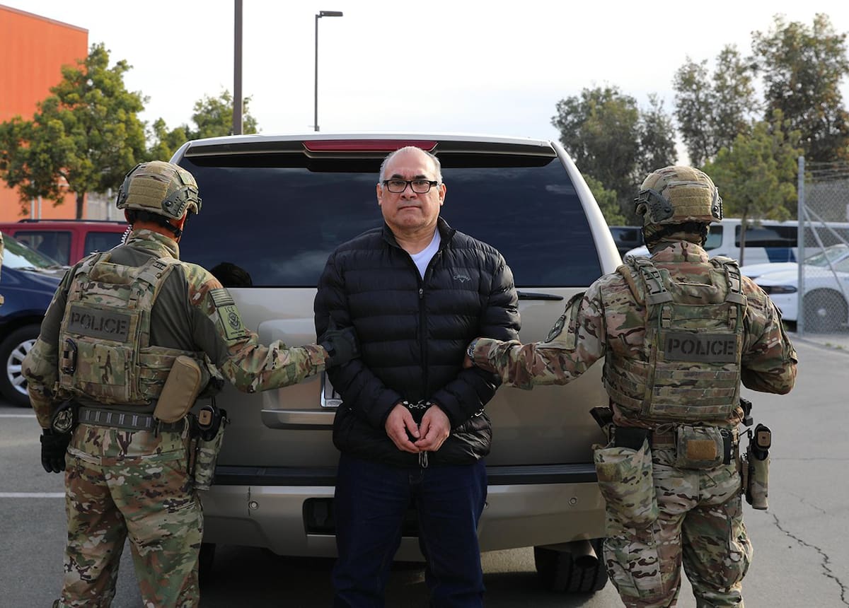 Osiel Cárdenas Guillén fue escoltado desde la Penitenciaría Federal de Terre Haute, en Indiana y entregado a las fuerzas del orden mexicanas sin incidentes. Foto: Cortesía