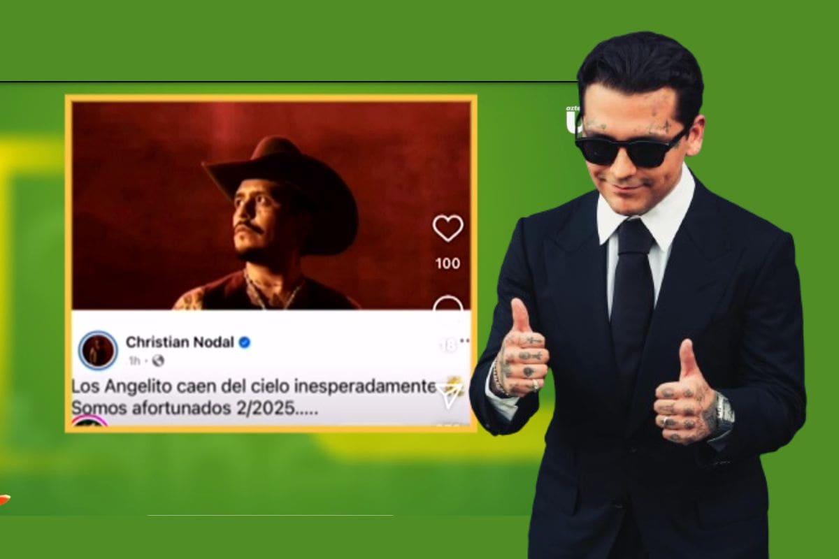 ¿Christian Nodal confirma embarazo de Ángela Aguilar?