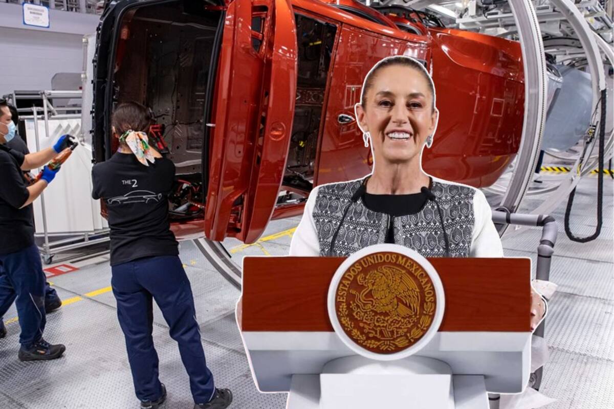 Sheinbaum busca ampliar la fabricación de autos en México