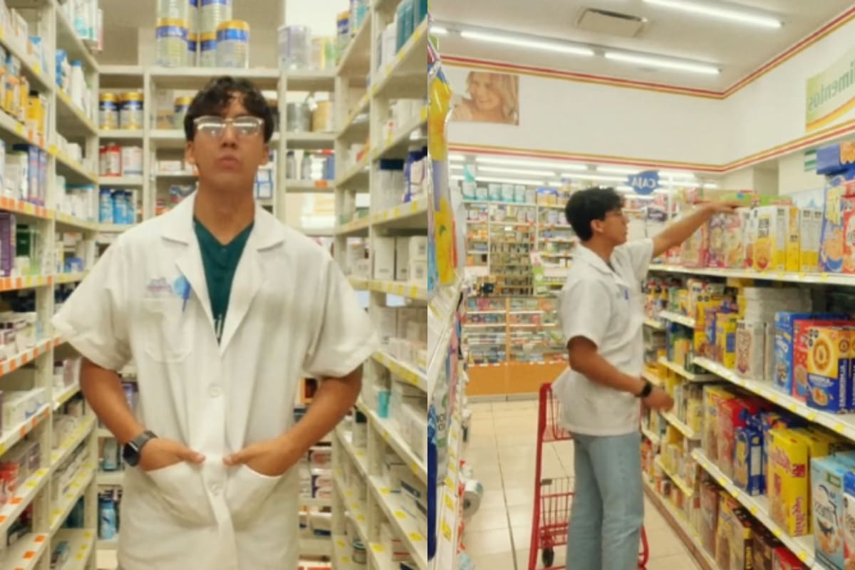 Trabajador de la Farmacia Guadalajara graba un clip cinematográfico de su jornada laboral | VIRAL