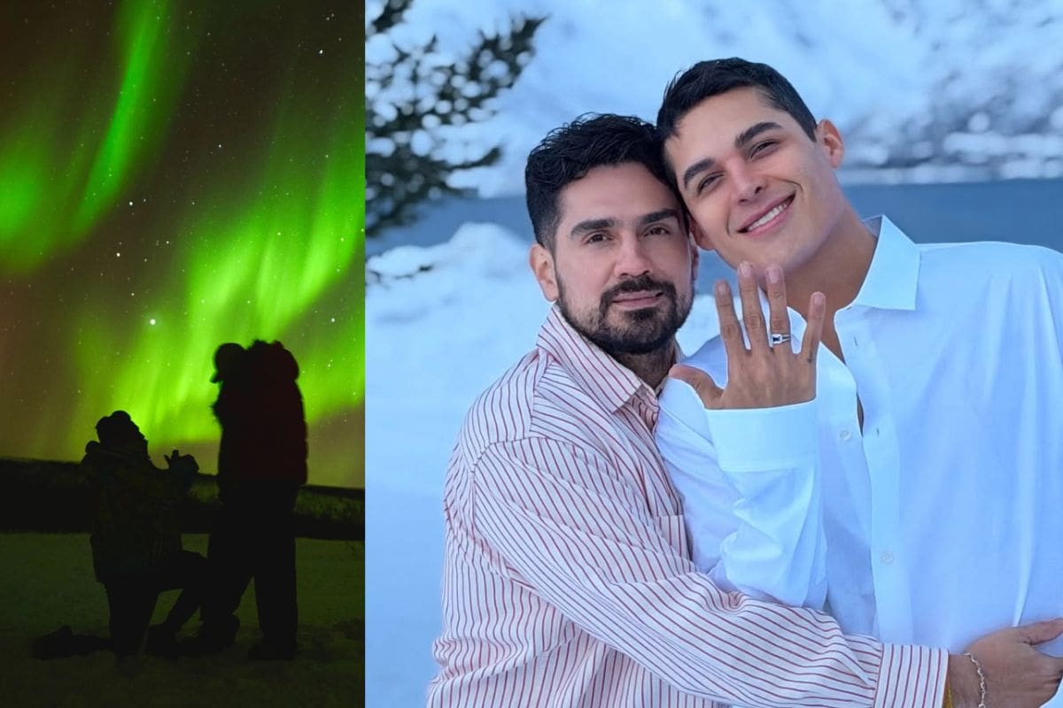 Luis Torres anuncia su compromiso con su novio tras una romántica propuesta en Noruega