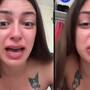 “No me puedo ver al espejo”: joven se vuelve viral en redes por grabarse llorando, arrepentida de sus tatuajes
