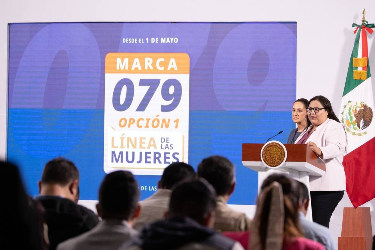 Gobierno lanza “Línea de las Mujeres” 079 para brindar desde orientación hasta atender situaciones de violencia y peligro de feminicidio en México