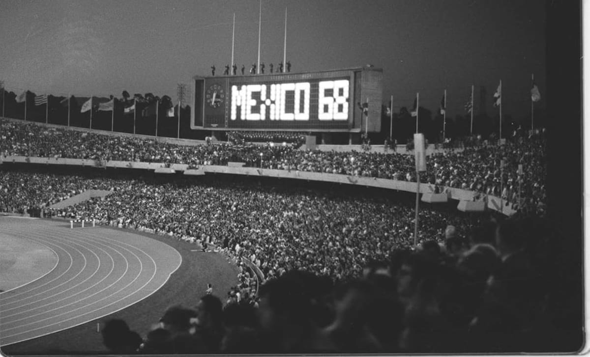 Imagen de los Juegos Olímpicos celebrados en México en 1968. | Crédito: El Universal