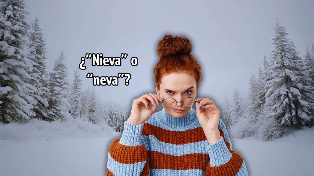 ¿Se dice “neva” o “nieva”? La RAE aclaró cuál es la forma correcta y definitiva de usar este verbo