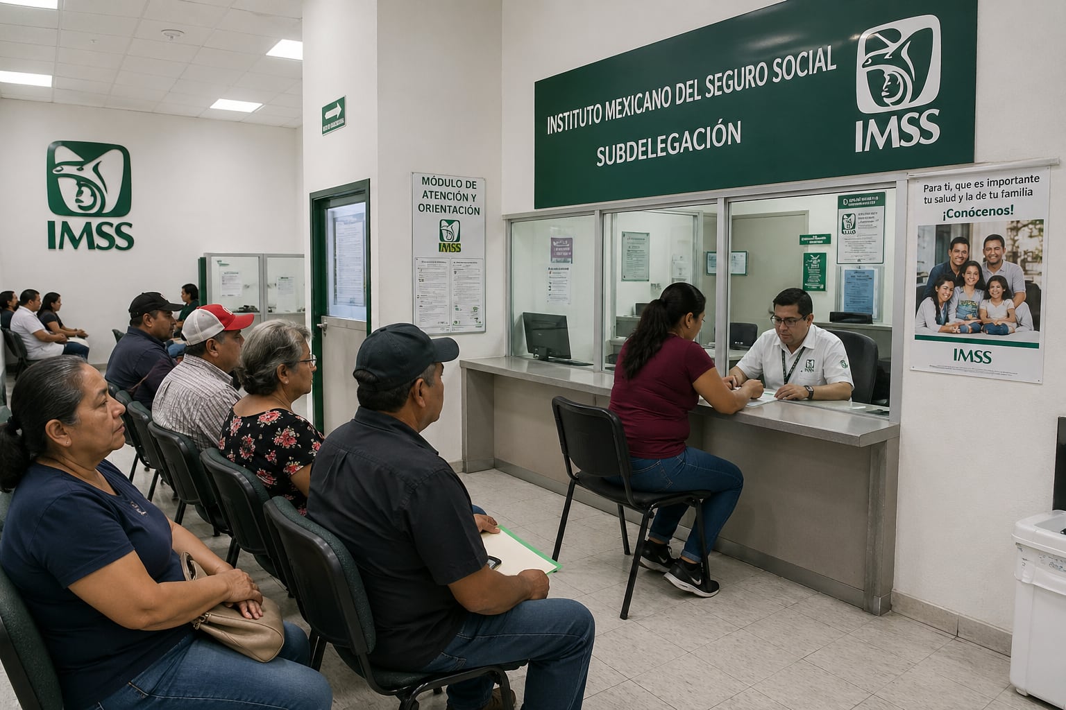 Según información oficial, el Tarjetón IMSS pueden tramitarlo trabajadores activos, pensionados y jubilados. | Foto: Imagen Generada con IA