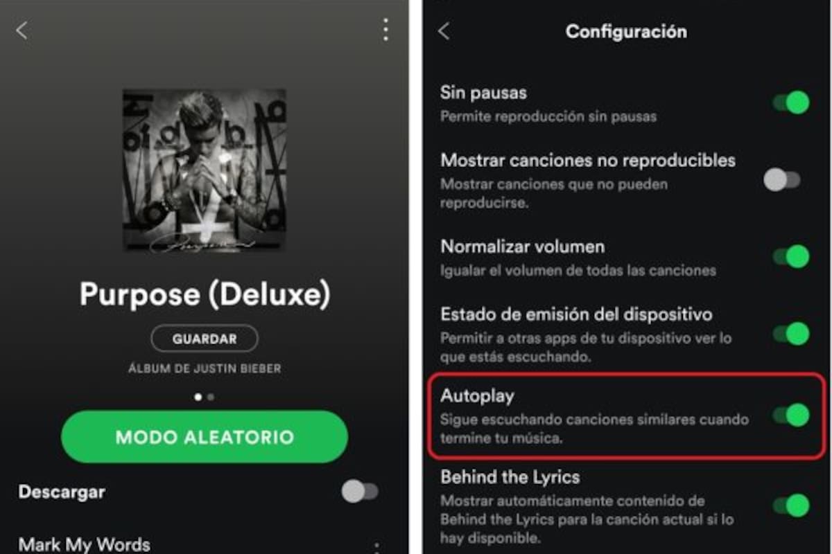 Así puedes desactivar las canciones sugeridas en Spotify