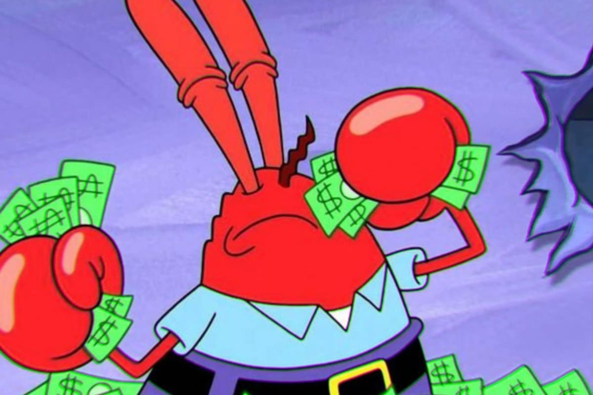 Don Cangrejo de Bob Esponja se vería muy enojón según la IA