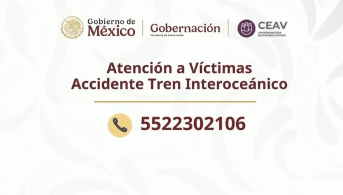 Descarrilamiento del Tren Interoceánico deja víctimas y activa línea de emergencia nacional para atención a familiares