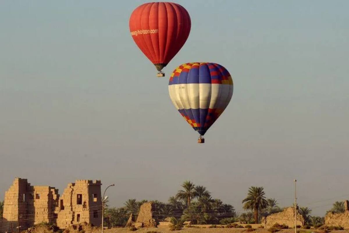 Egipto: Suspenden vuelos en globo aerostático sobre Luxor luego de que dos turistas resultaran heridos