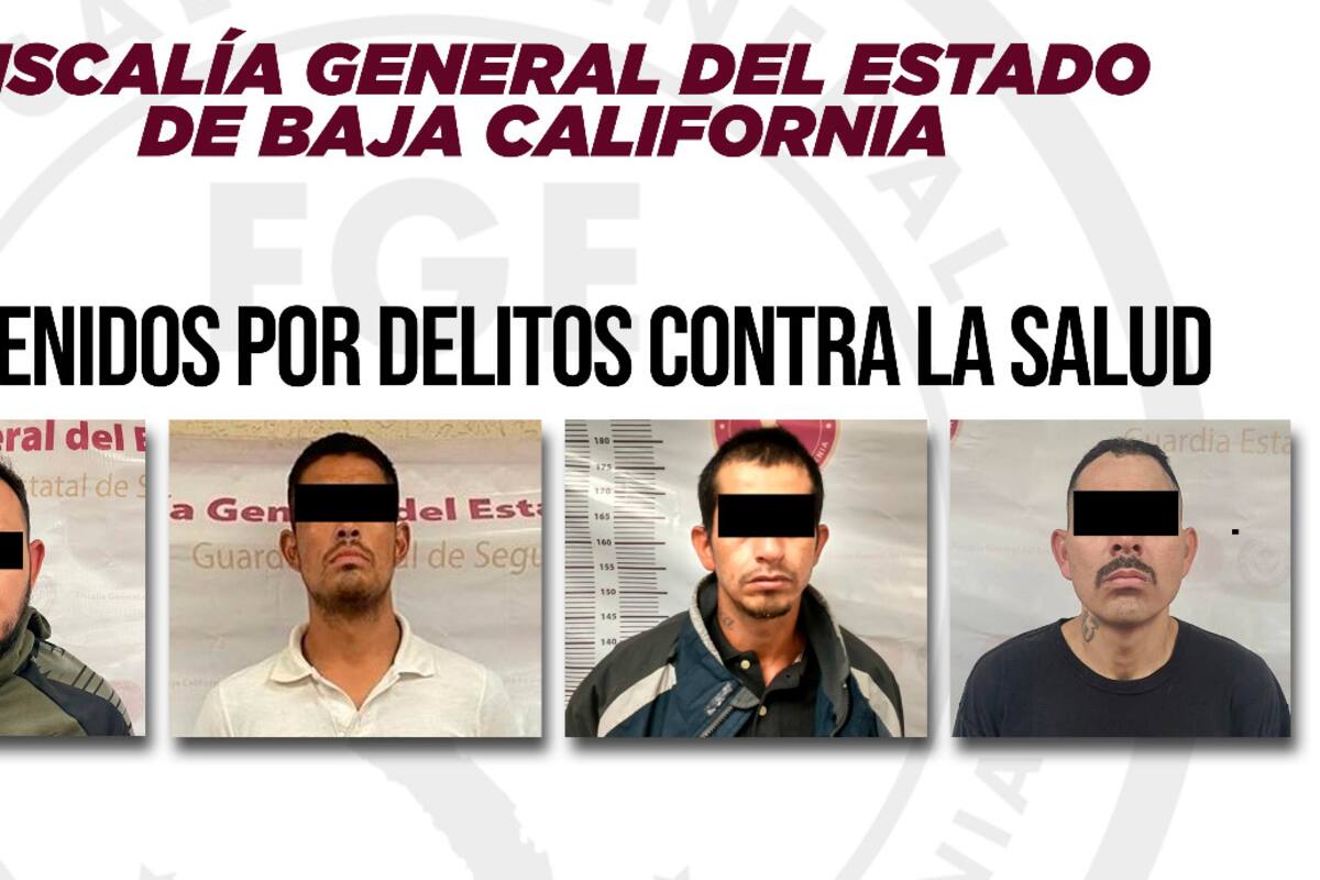 Detienen a cuatro presuntos narcomenudistas