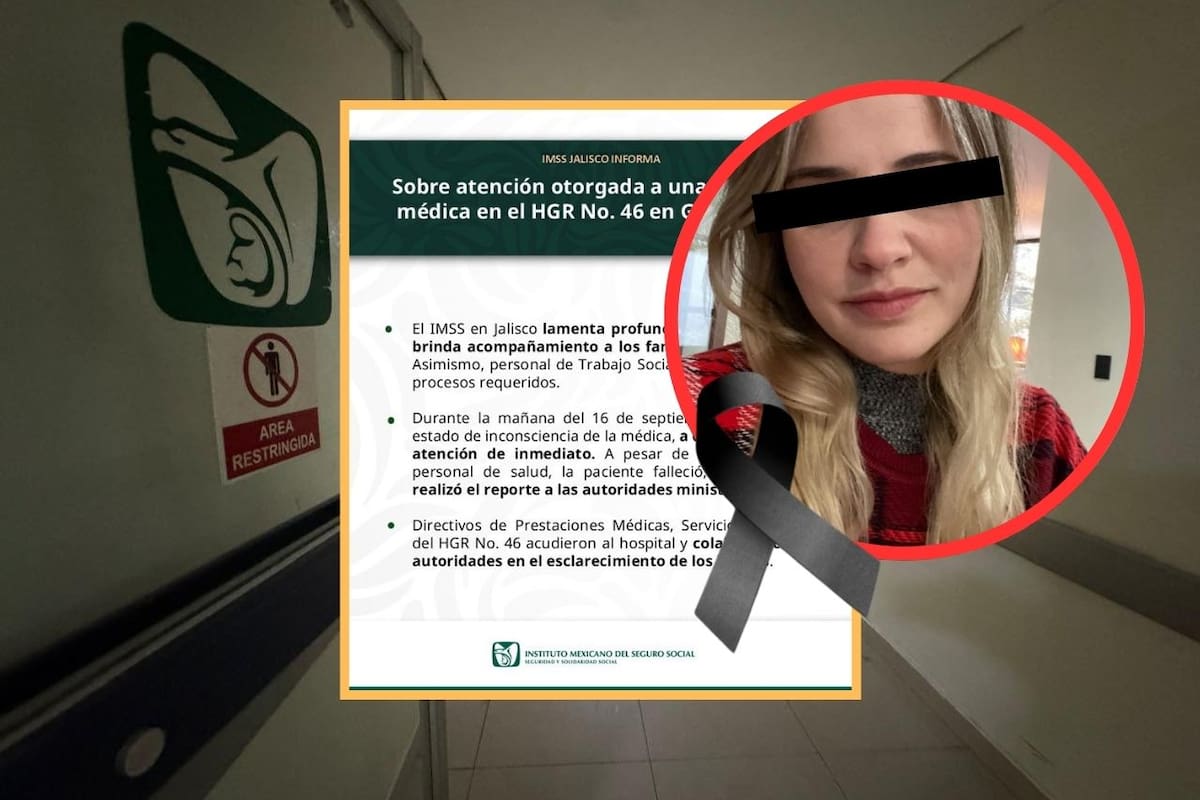 Nicole Stark Carrillo, médica residente, fallece en clínica del IMSS Guadalajara: Investigación en curso