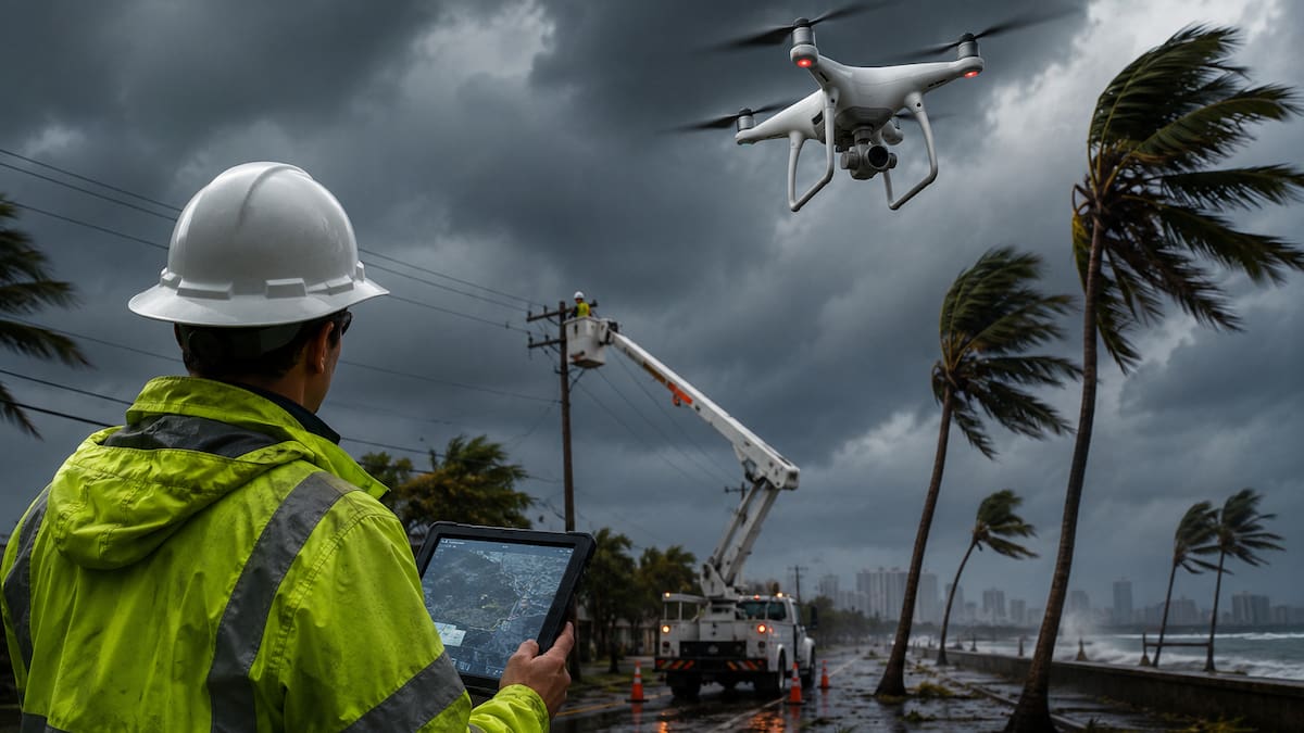 La mayor empresa eléctrica de EEUU usa Inteligencia Artificial y drones para prepararse ante la temporada de huracanes 2026 en el Atlántico