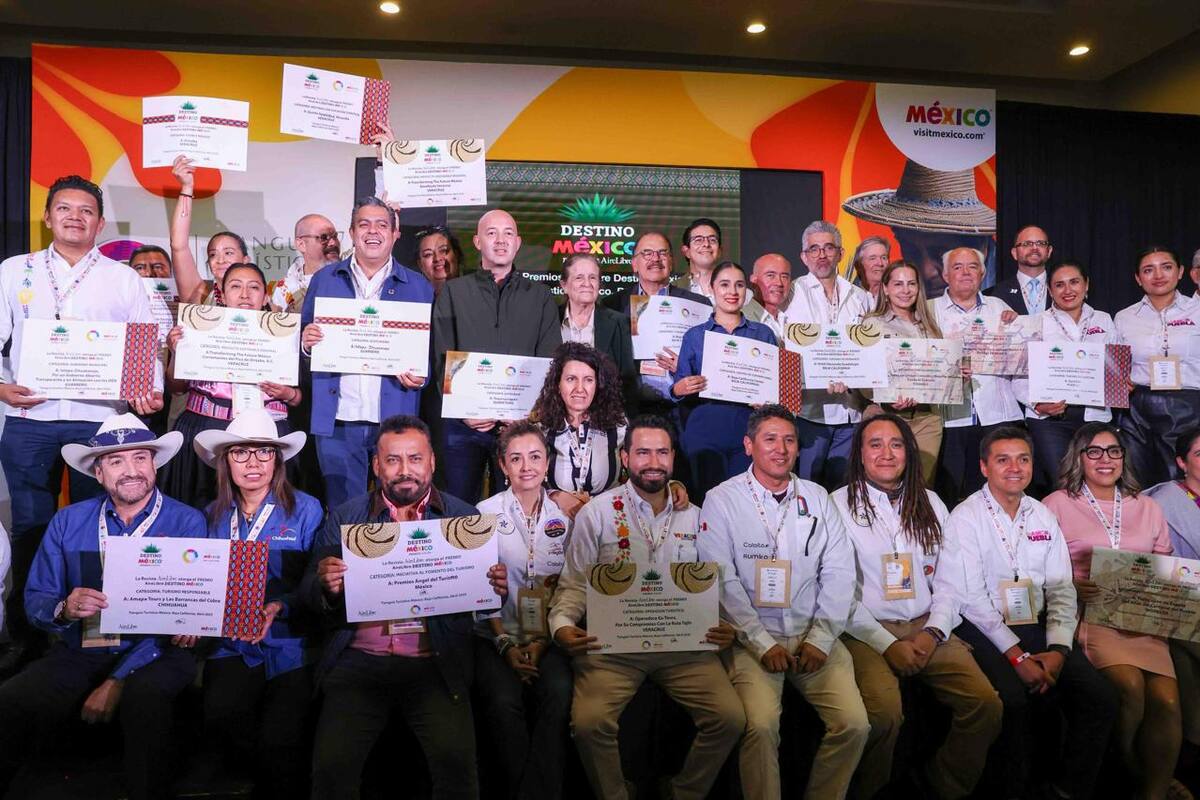 Los galardonados en los Premios Aire Libre Destino México.