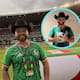 Regañan a Leonardo Aguilar por tocar balón “Trionda” en el estadio durante el México vs Chequia