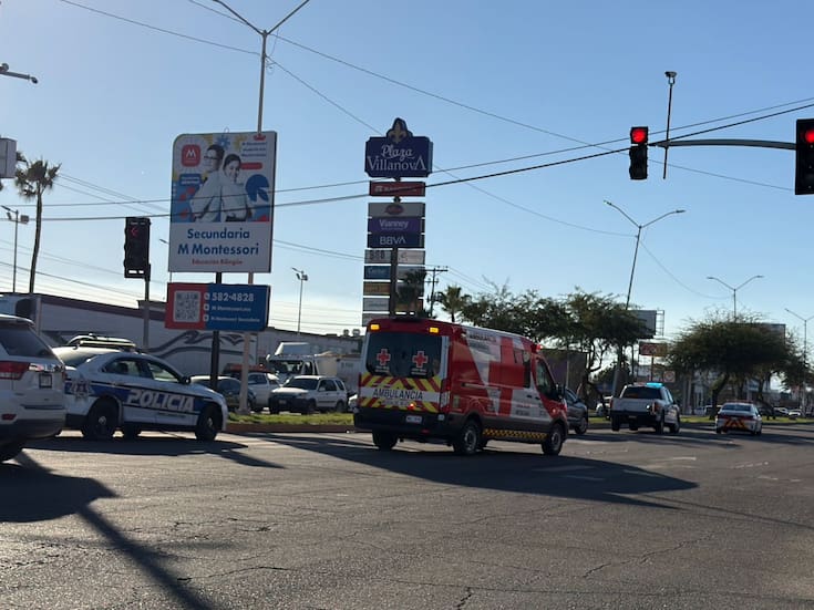 Accidente vehicular deja a un motociclista lesionado