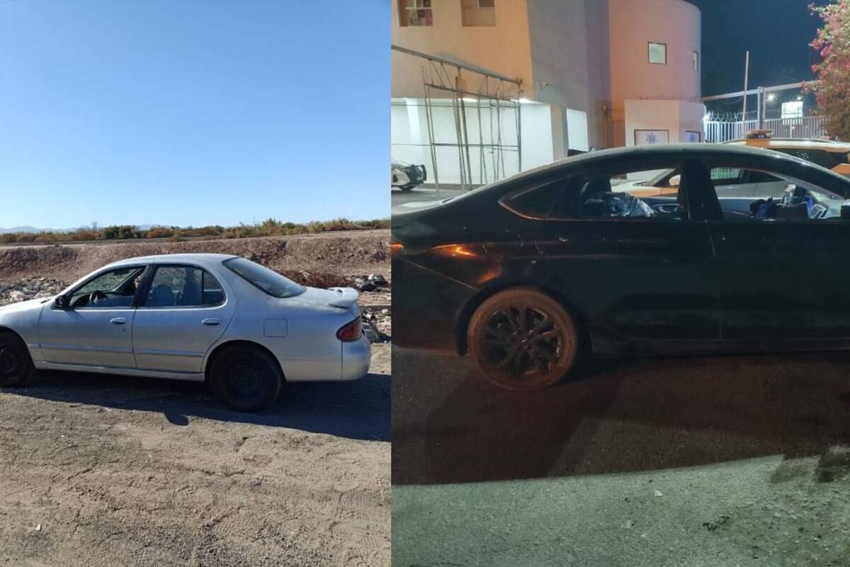 Detienen a dos personas y recuperan vehículos robados en Mexicali