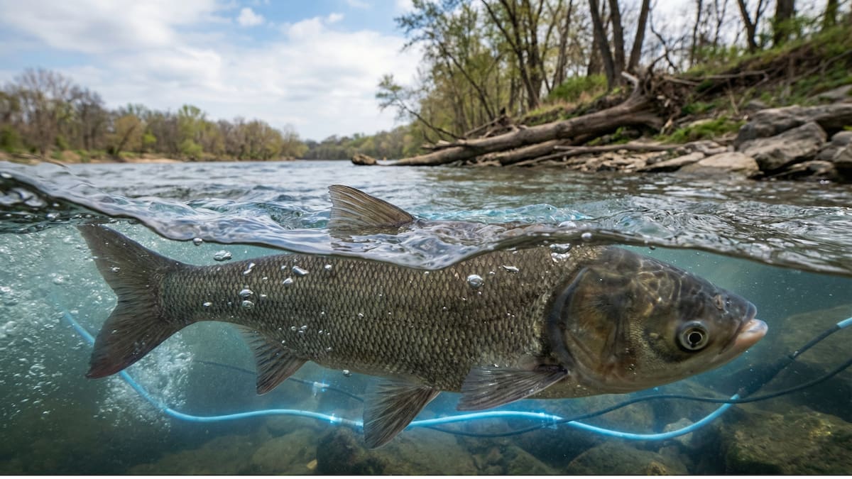 Estados Unidos electrificó ríos para frenar la invasión de la carpa asiática, una especie que amenaza ecosistemas enteros y podría alterar los Grandes Lagos, combinando electricidad, sonido y barreras físicas como defensa biológica