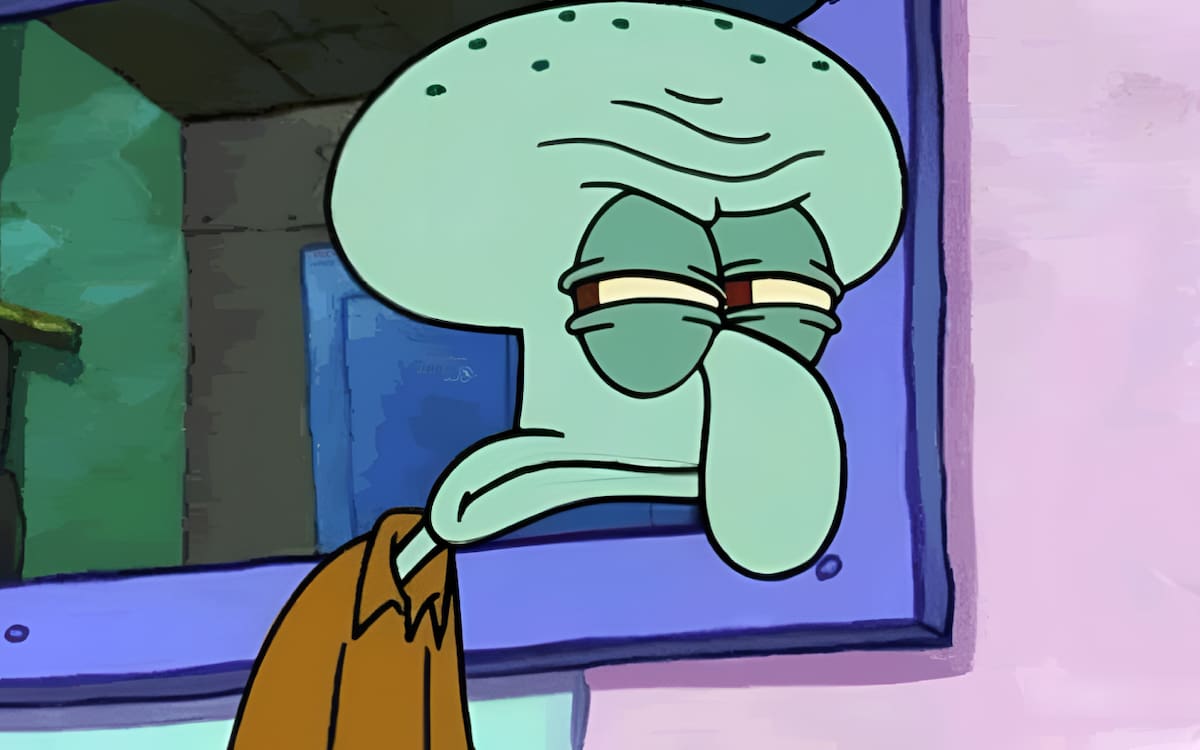 Calamardo. Bob Esponja