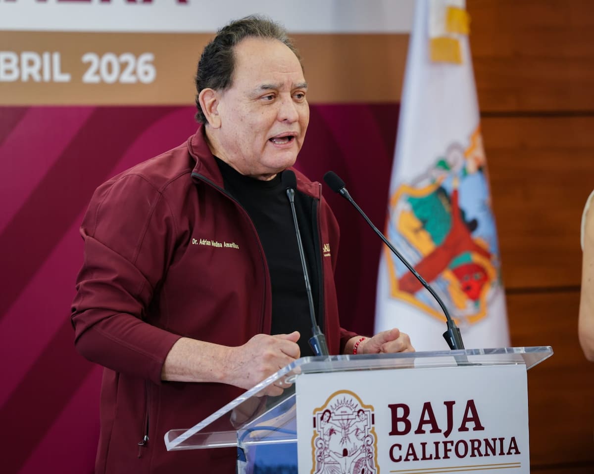 El titular de la dependencia, Adrián Medina Amarillas, explicó que el caso correspondió a un error en el llenado del certificado de defunción por parte de un médico del Servicio de Urgencias del Hospital General de Mexicali, quien atribuyó de manera preliminar el fallecimiento a un golpe de calor. l Foto: Javier Gallegos