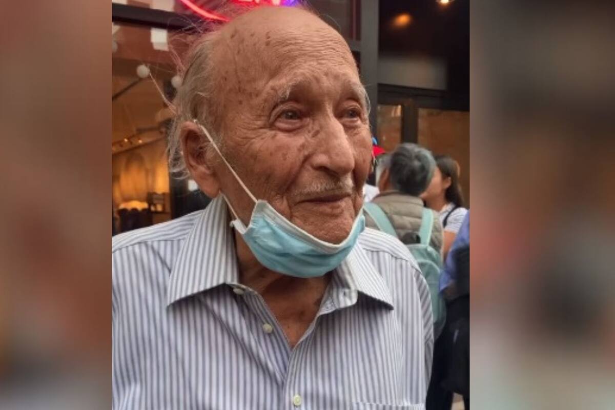“La gente te querrá”, consejo de un hombre de 96 años se hace viral en redes