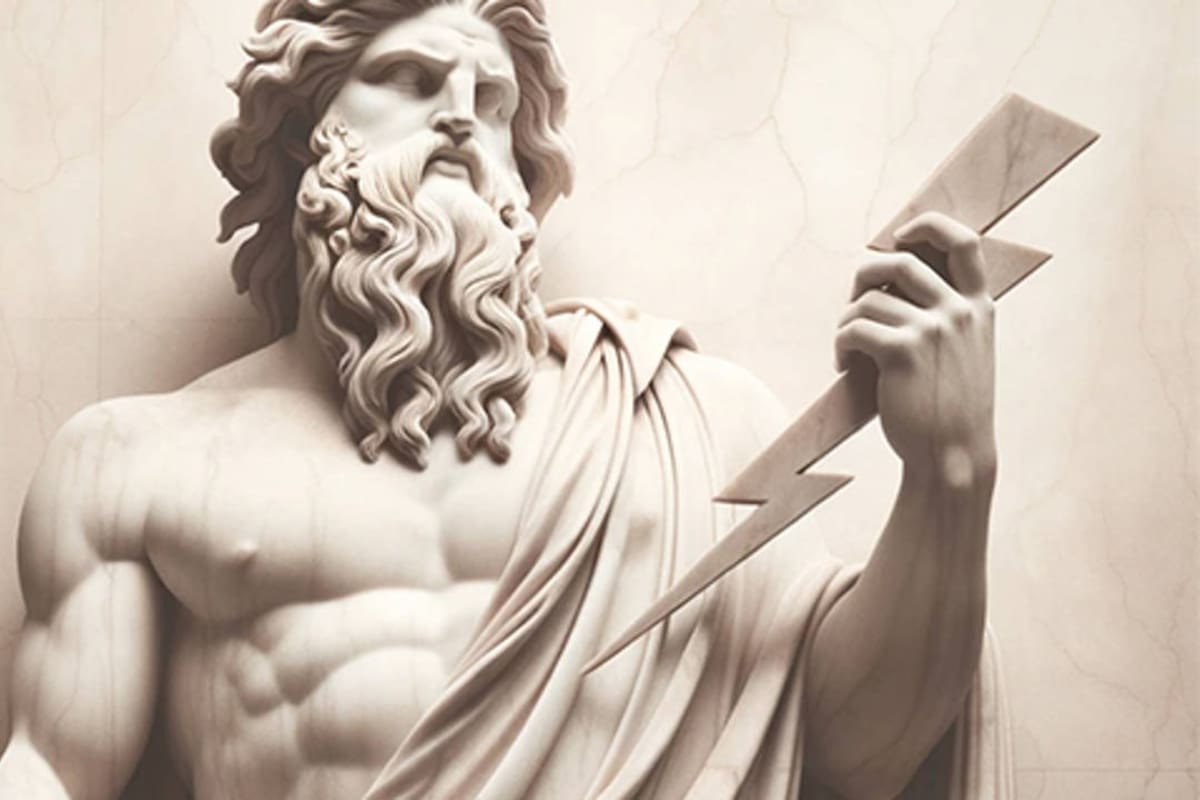 ¡Muy  imponente! Así se vería Zeus en la vida real según la inteligencia artificial