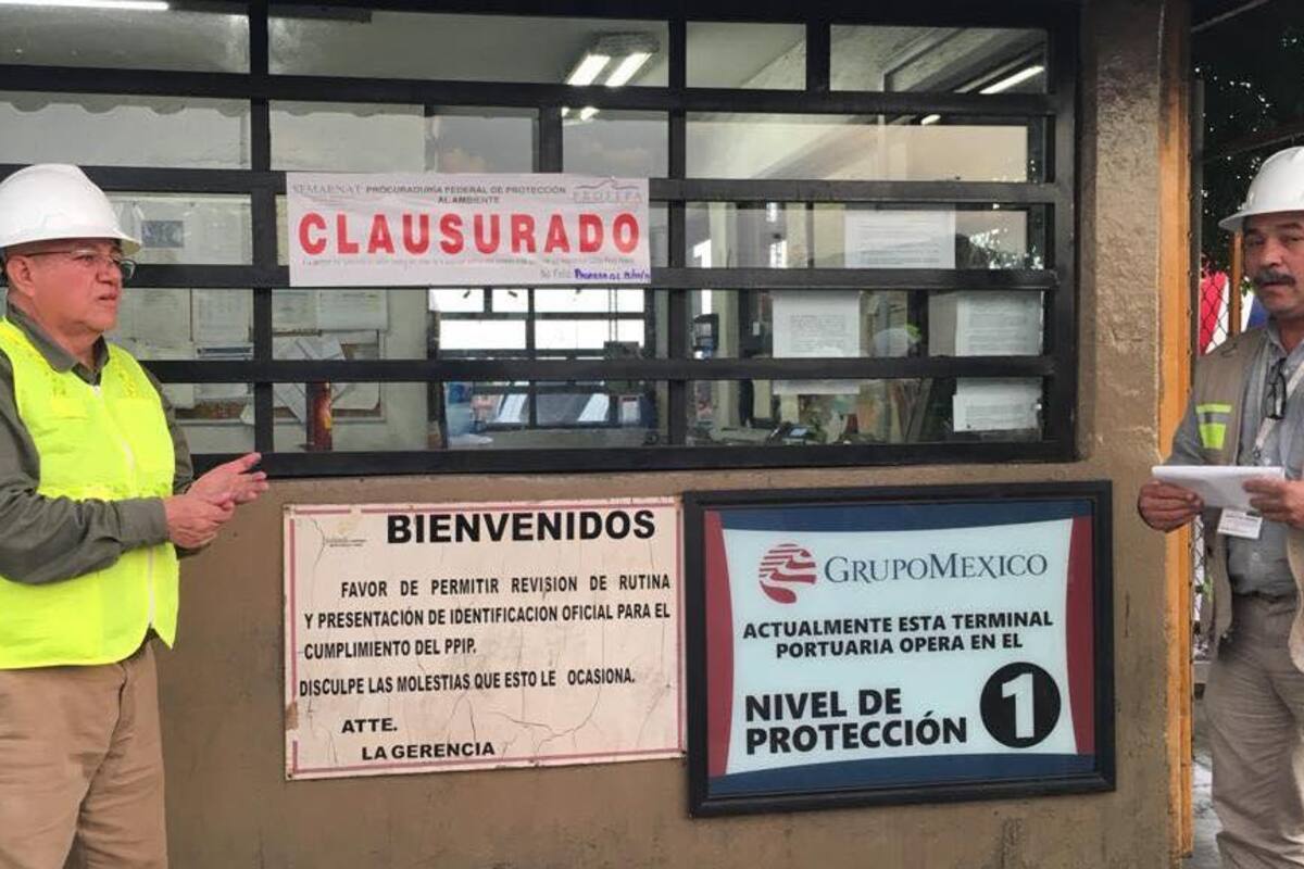 Clausuran terminal marítima de Grupo México en Guaymas