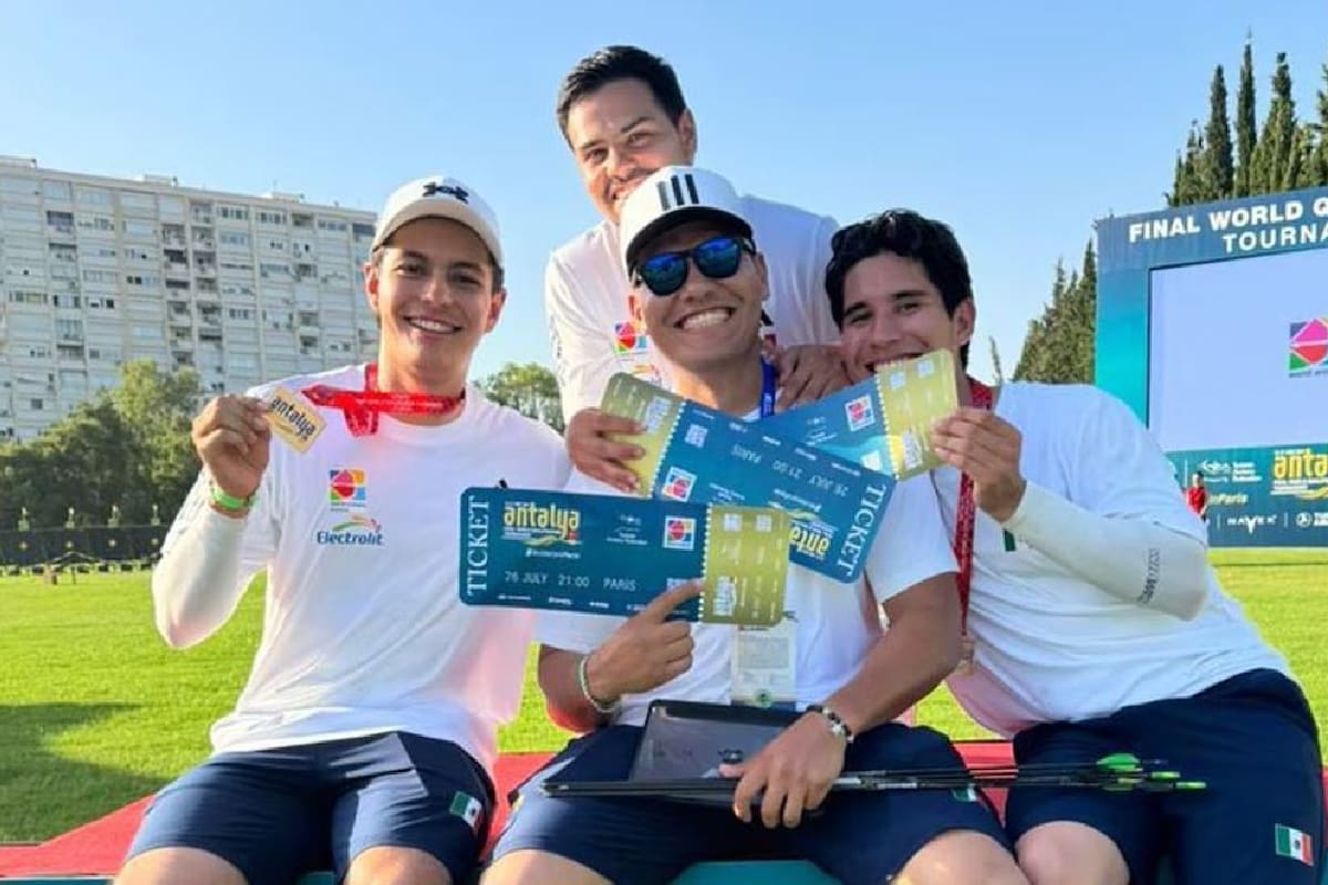 México asegura plaza olímpica en Tiro con Arco Masculino para París 2024