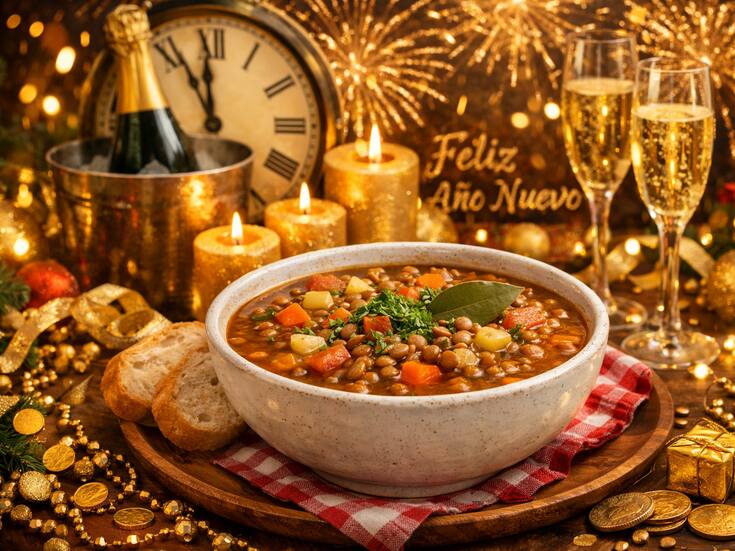 Receta fácil de sopa de lentejas para la cena de Año Nuevo: cómo prepararla paso a paso y por qué se asocia con la abundancia