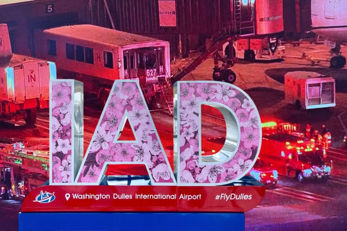 Accidente en aeropuerto Dulles en Washington: 18 heridos tras impacto de vehículo de transporte contra muelle