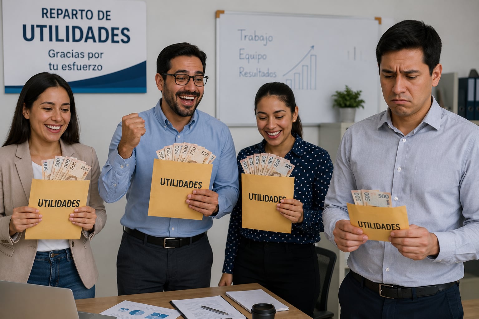 Aunque muchos trabajadores interpretan la PTU como una recompensa al tiempo dentro de la empresa, la ley mexicana prioriza dos factores concretos: Salario y días trabajados. | Foto: Imagen Generada con IA