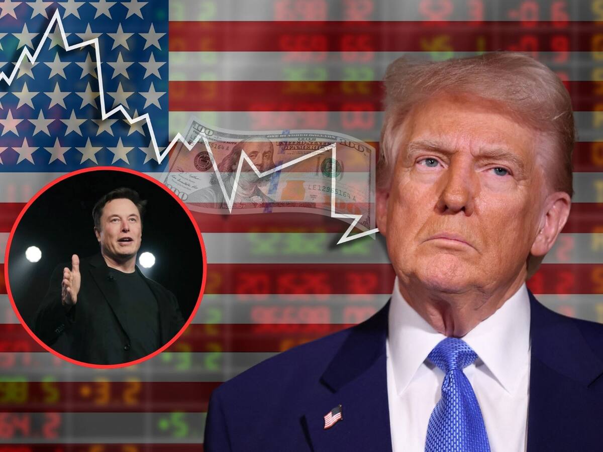 Wall Street cae por preocupaciones sobre guerra comercial y Tesla se desploma: ¿Qué sucede con los mercados en EU? | Crédito: REUTERS/AP/Canva