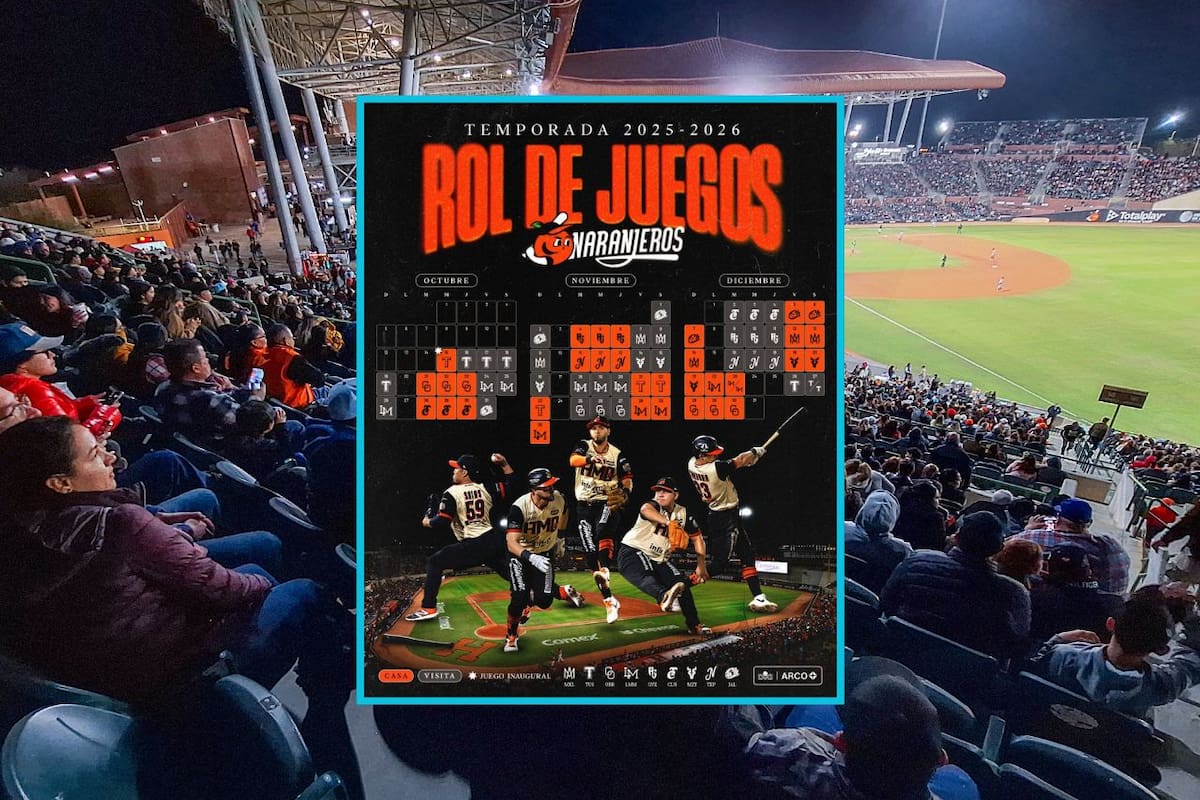Anuncia LMP calendario de Naranjeros para temporada 2025-26