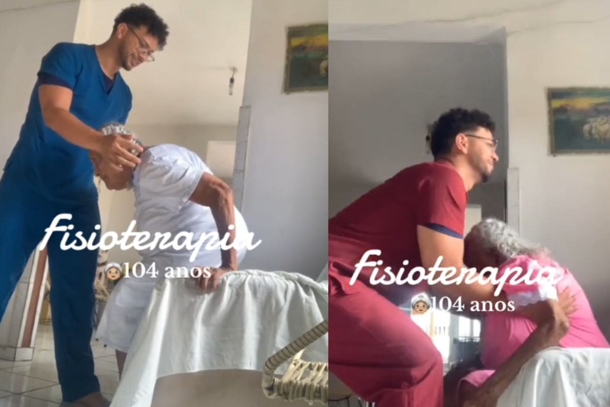 Fisioterapeuta se vuelve viral por compartir rutina de ejercicio para mujer de 104 años