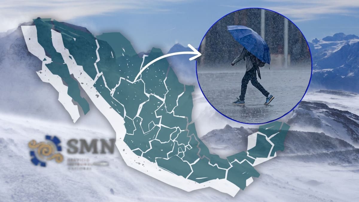 Frente frío 8 bajará temperaturas y traerá lluvias fuertes.