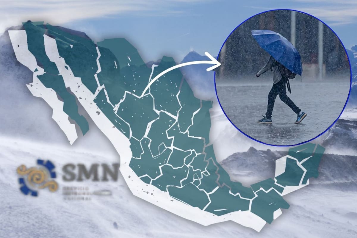 Frente Frío 8 llegará a México con lluvias intensas para estos estados