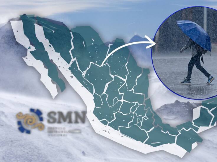 Frente Frío 8 llegará a México con lluvias intensas para estos estados