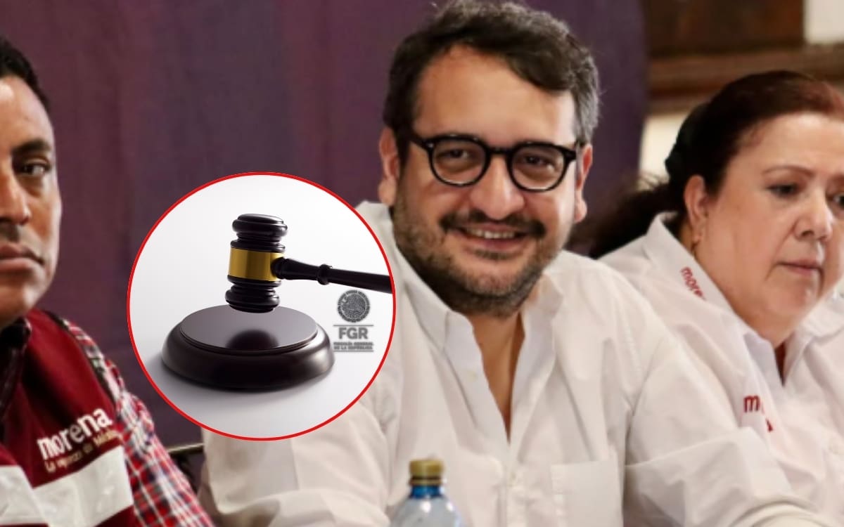 Mencionan a “Andy” López Beltrán en dos testimonios por huachicol fiscal, pero la FGR asegura que no hay pruebas para investigarlo. | Crédito: Especial/Facebook de Andrés Manuel López Beltrán/Canva