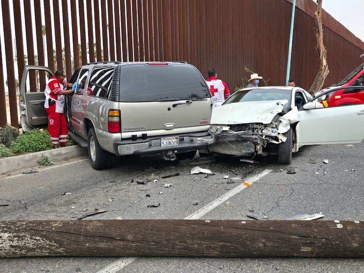 Adulta mayor resulta lesionada en choque en la Colón