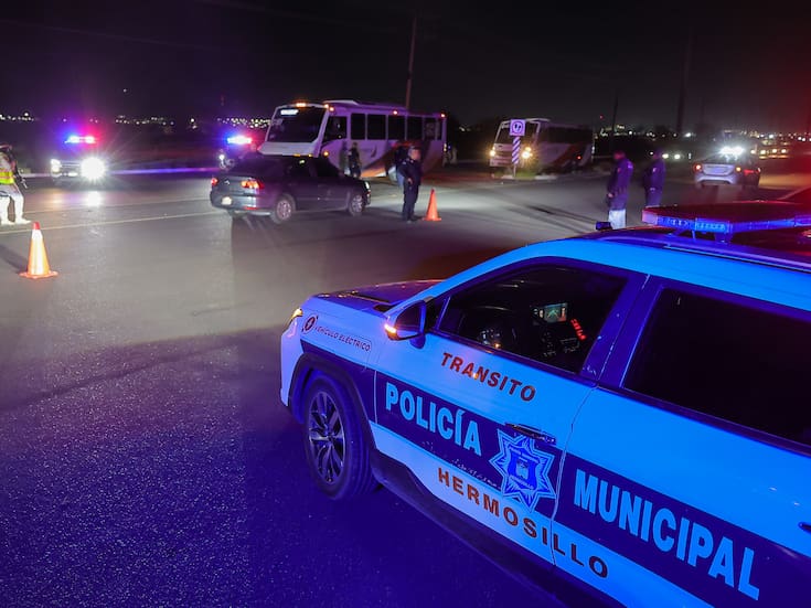 No habrá tolerancia para conductores ebrios, advierte Tránsito de Hermosillo