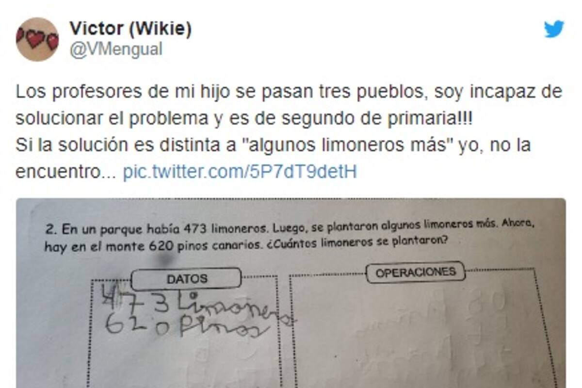 Causa furor en redes problema matemático para niños que nadie puede resolver