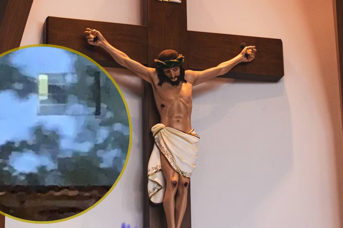 Vecinos aseguran que se aparece “rostro de Jesucristo” en casa de Sinaloa y acuden a pedir milagros