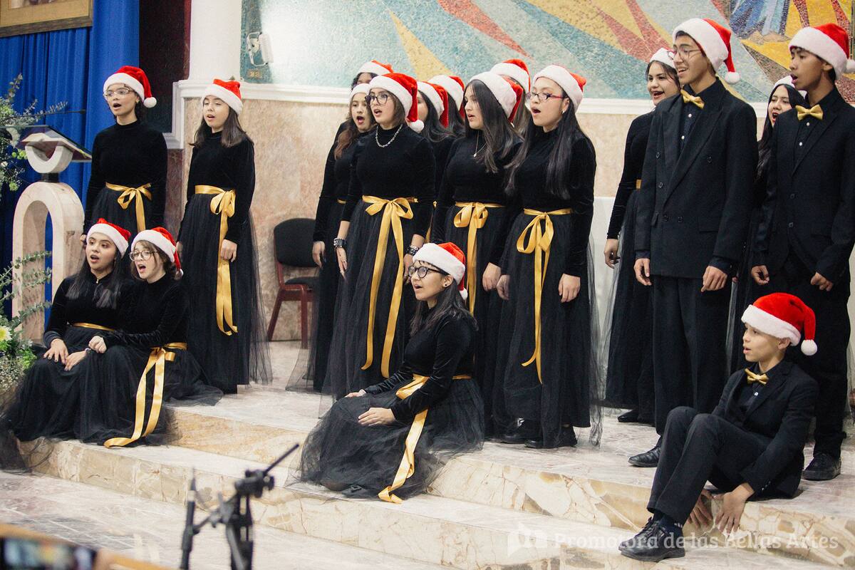 Concierto "Cantemos la Navidad" organizado por la Promotora de las Bellas Artes (PBA).