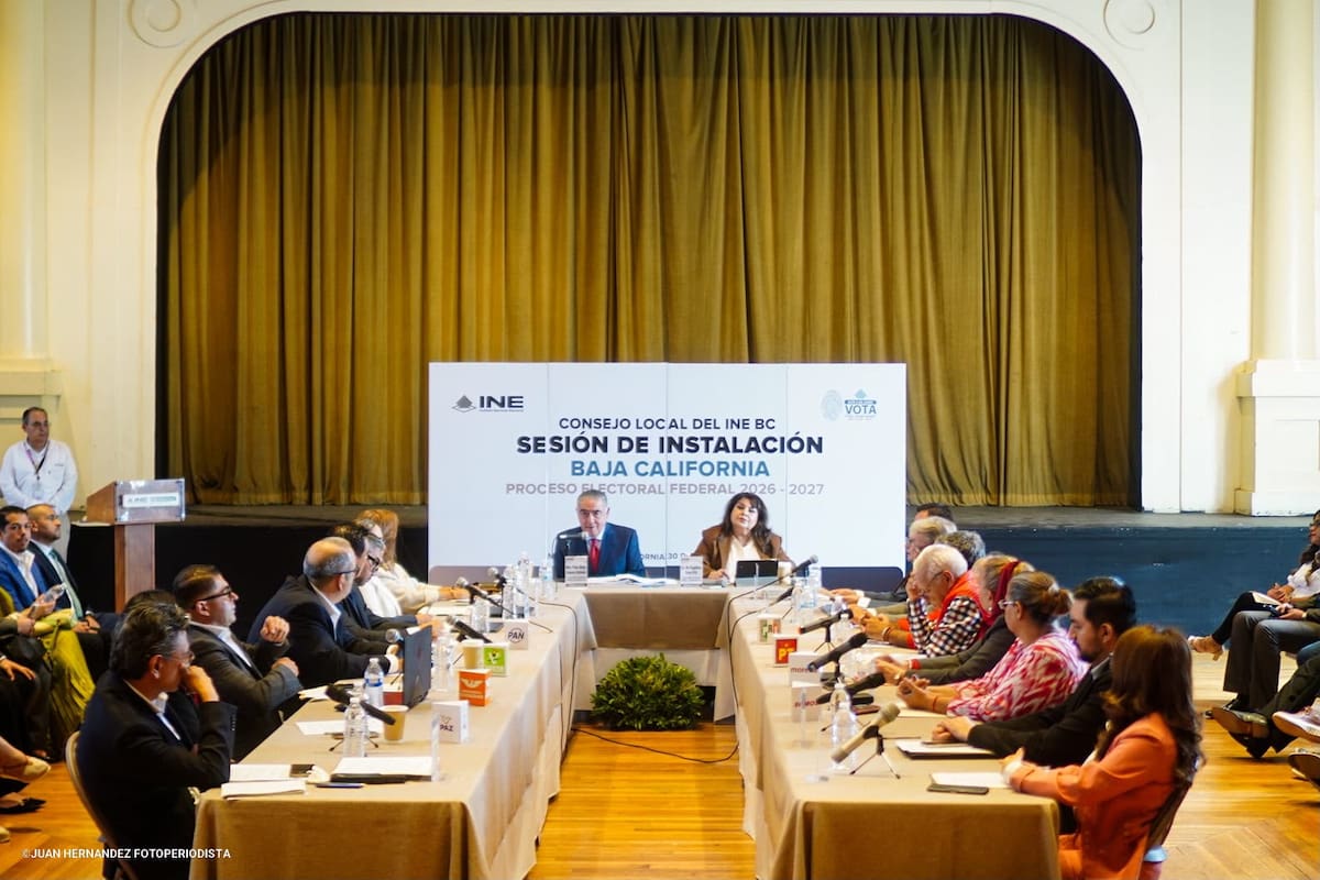 INE instala Consejo Local y arranca nueva etapa rumbo a las elecciones de 2027 en Baja California
