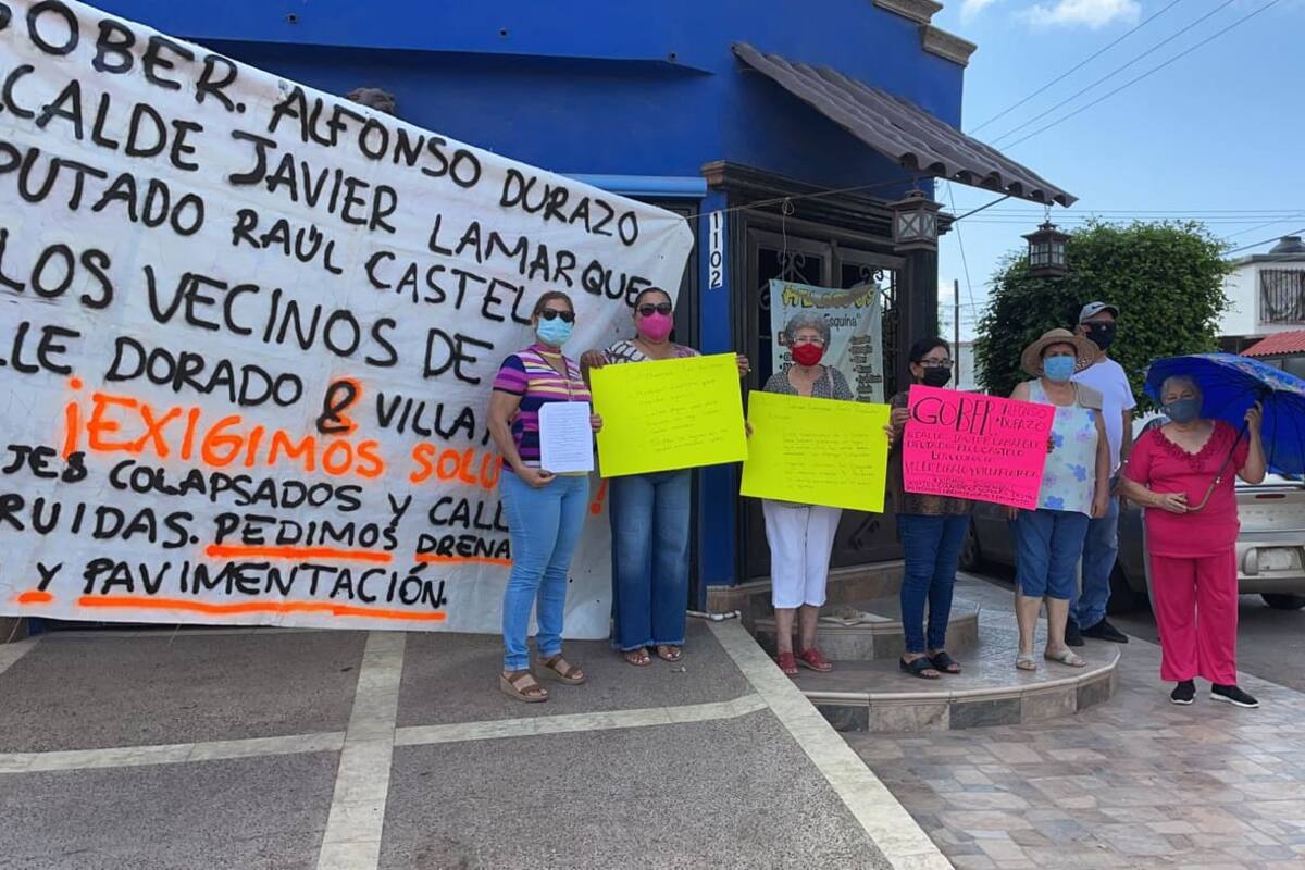 Exigen pavimentación y drenaje nuevo en colonias del sur de Ciudad Obregón